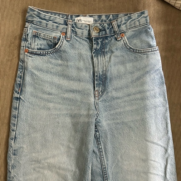 High waist wide leg cropped jeans - Picture 2 of 4